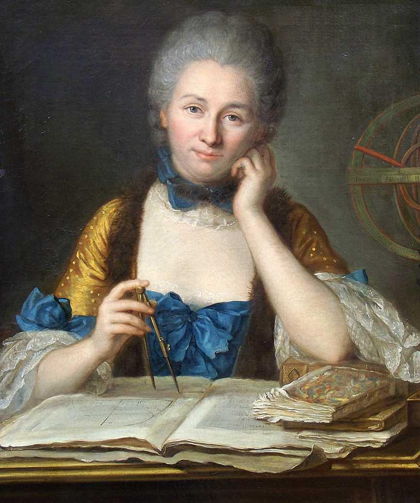 Émilie du Châtelet, autor: Maurice Quentin de La Tour