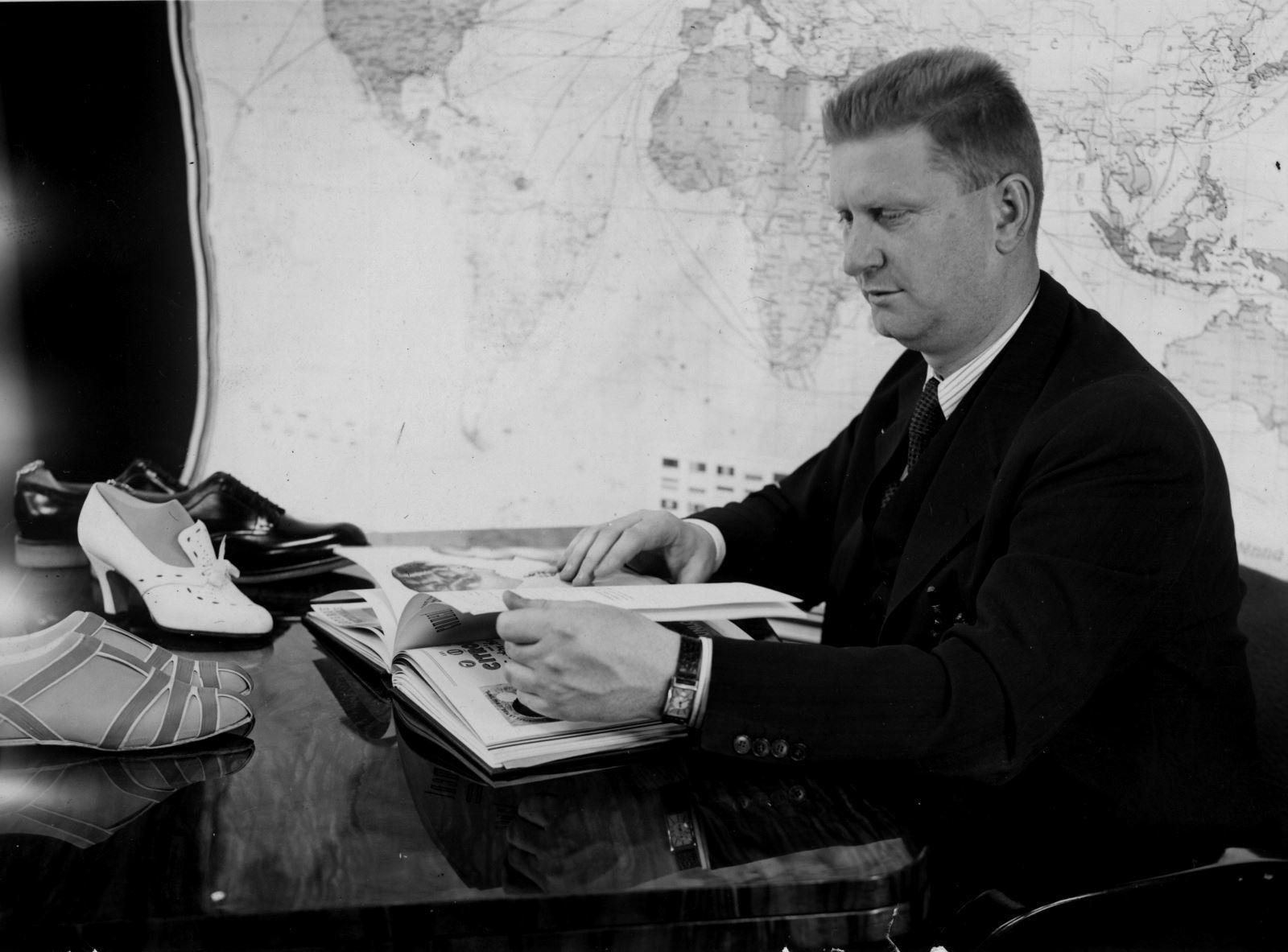Jan Antonín Baťa v roce 1938, foto: archiv 14l15 Baťova institutu