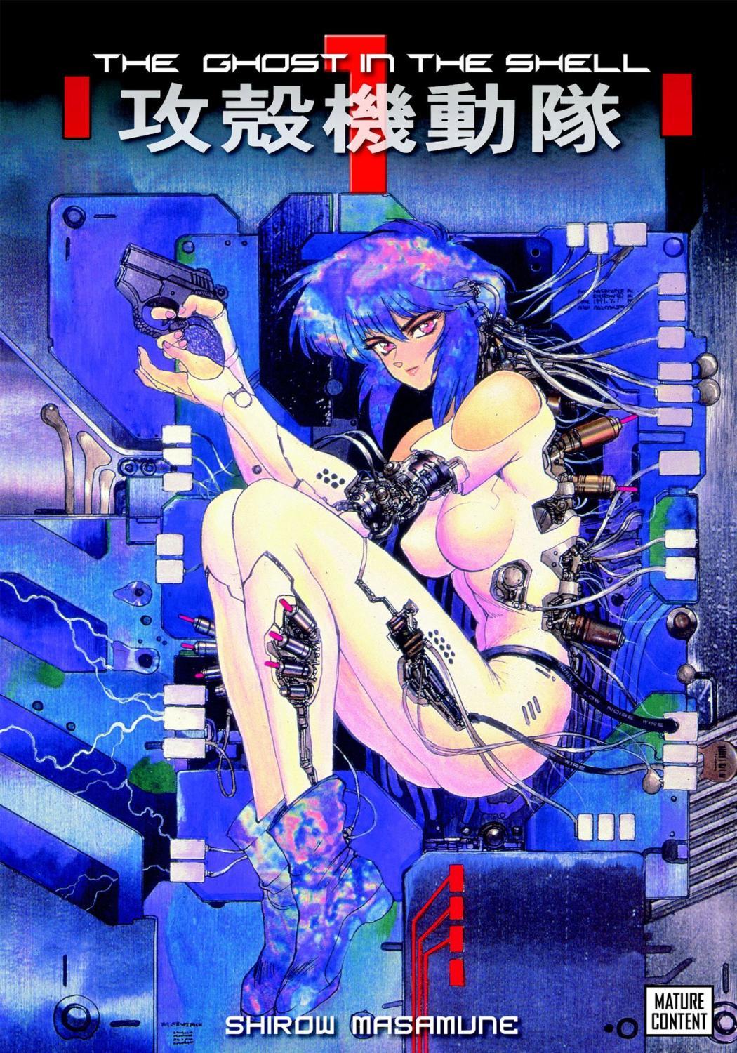 Obálka komiksu <em>Ghost in the shell</em>