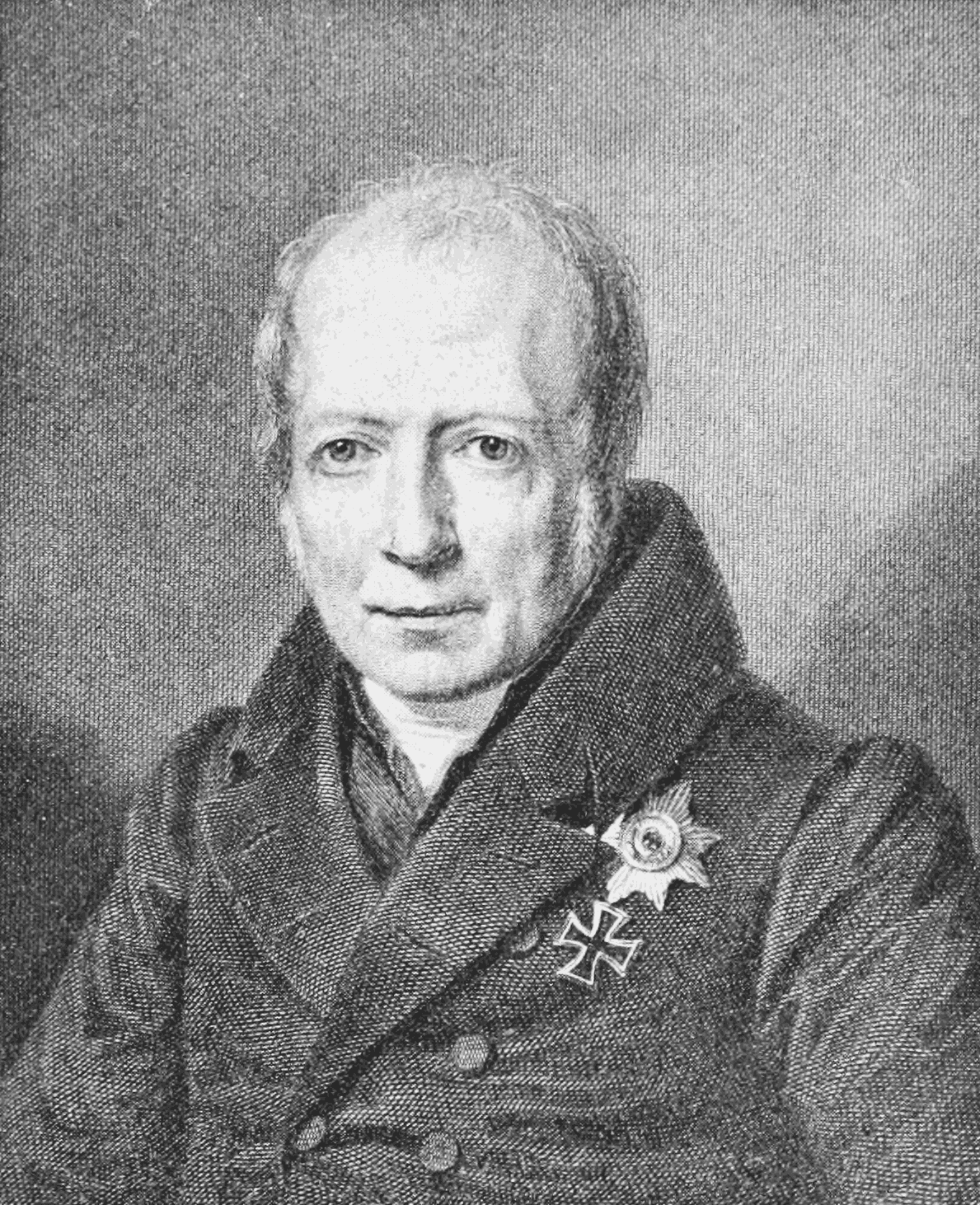 Wilhelm von Humboldt, litografie: Franz Krüger,