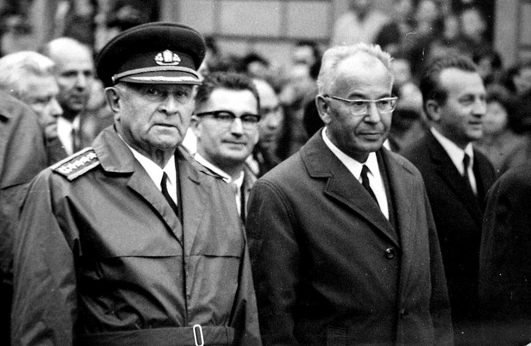 Ludvík Svoboda a Gustáv Husák v roce 1969, foto: Peter Zelizňák