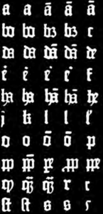 První font světa – Guttenbergova Textura, foto: Akropolis