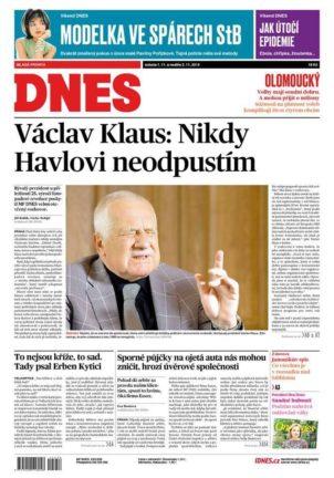 Názorově pluralitní český deník. Ilustrační foto<br>