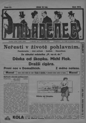 Anonym, Děvka od škopku, <em>Mládenec </em>VII, 1913