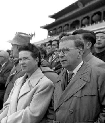 Simone de Beauvoirová a Jean-Paul Sartre v roce 1955, foto: Wikimedia Commons