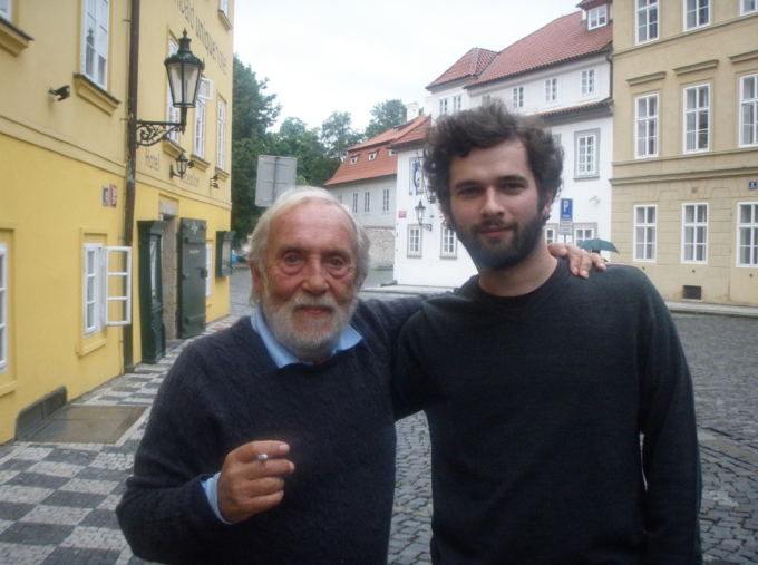 Aldo Lado a Jan Švábenický v Praze (2011), foto: osobní archiv