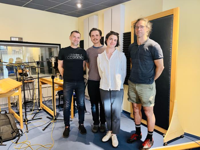 zleva Jan Wiendl, Jan Musil, Josefína Formanová, Ondřej Buddeus