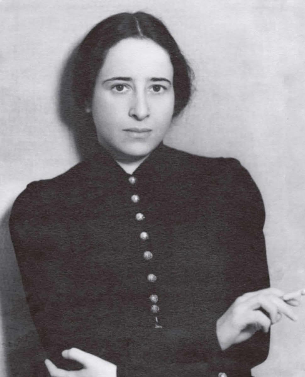 Hannah Arendtová v roce 1933 (zdroj: www.snl.no)