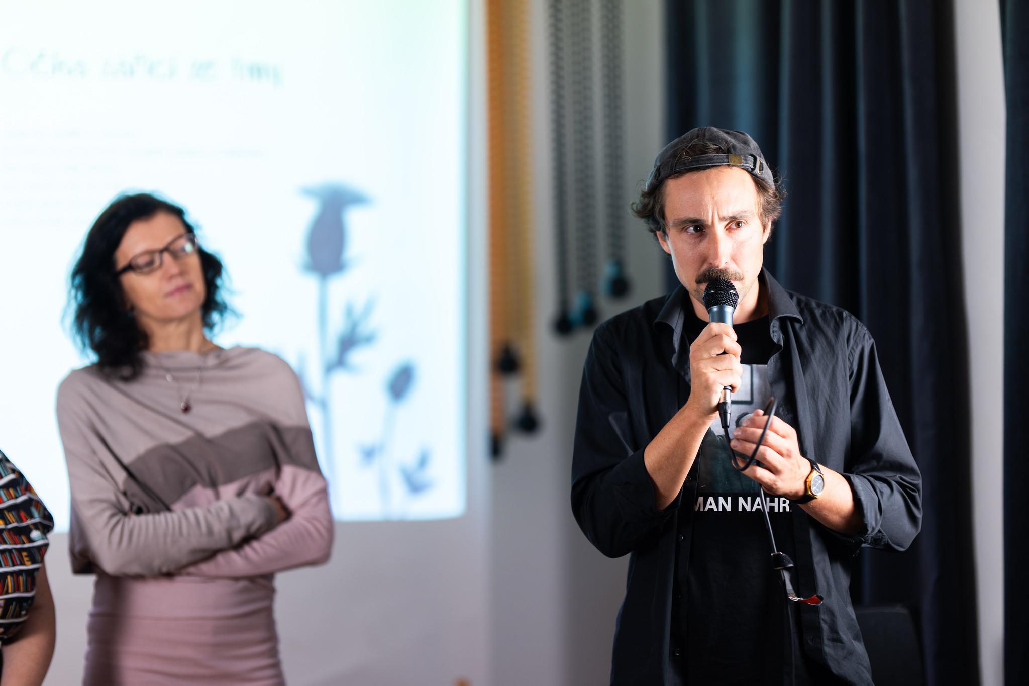 Olga Stehlíková a Petr Gojda. Foto: Adriána Vančová, Revue Prostor