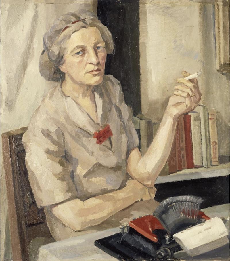 "Willa Anderson, Mrs Edwin Muir, 1890-1970. Writer and translator." Nigel McIsaac, 1944 (Scottish National Portrait Gallery)